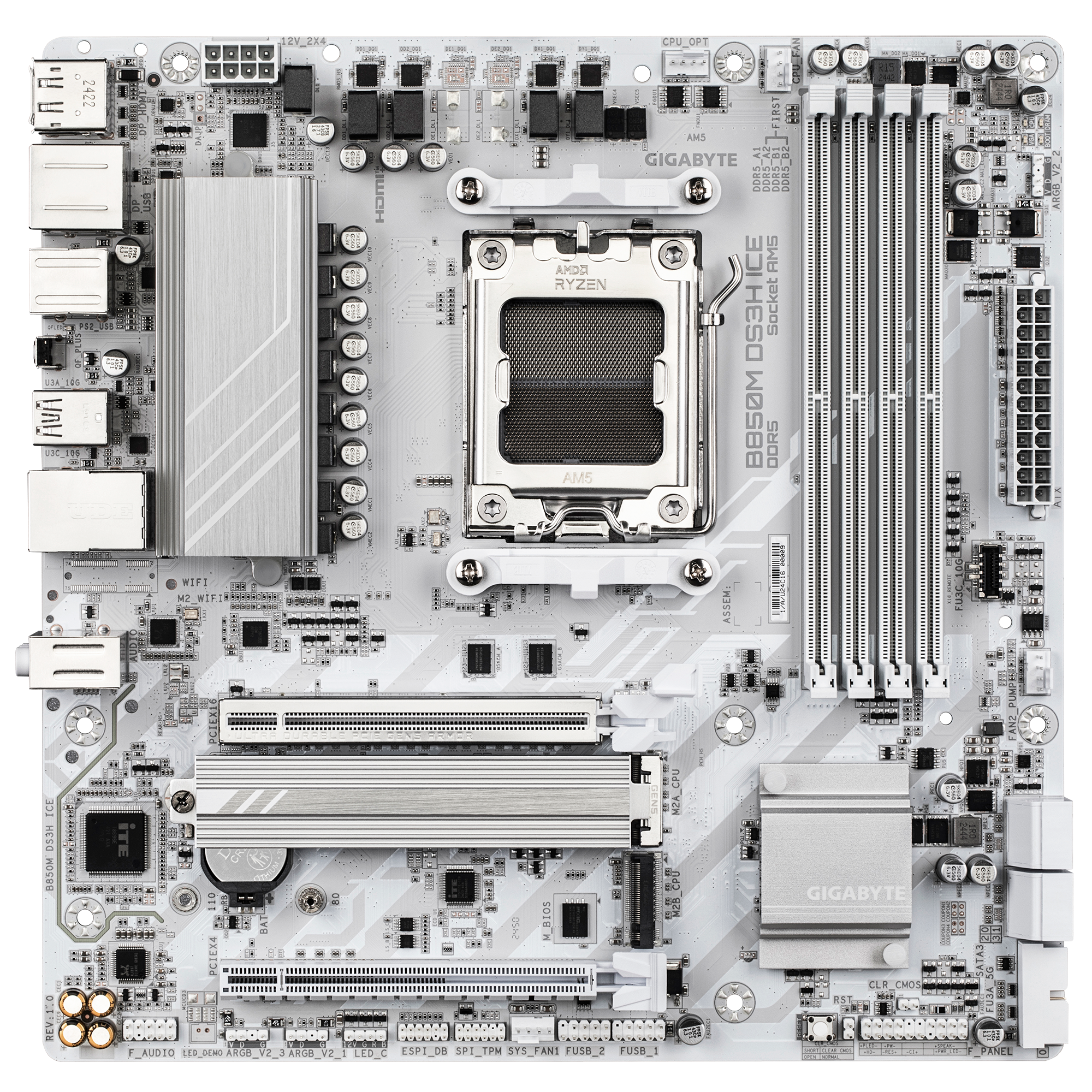MOTHERBOARDS B850M DS3H ICE MOTHERBOARDS B850M DS3H ICE